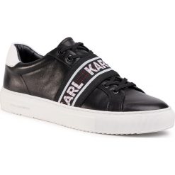 Sneakersy KARL LAGERFELD - KL51035 Black Lthr. Czarne sneakersy męskie KARL LAGERFELD, bez zapięcia. W wyprzedaży za 519,00 zł.
