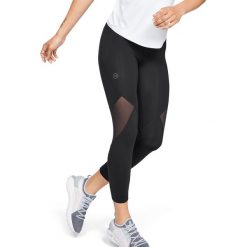 Under Armour RUSH Crop Legginsy Czarny. Czarne spodnie damskie Under Armour, l, bez wzorów, z elastanu. Za 274,95 zł.