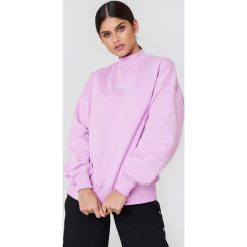 Bluzy damskie: Sweet SKTBS Bluza Sweet Loose V-Rib – Purple
