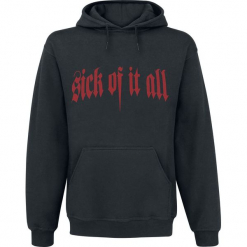 Sick Of It All Eagle Bluza z kapturem czarny. Brązowe bluzy męskie rozpinane marki Black Premium by EMP, xxl, z kapturem. Za 164,90 zł.