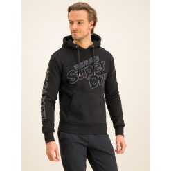 Bluza Superdry Tonal Reacive M2000124B. Czarne bluzy męskie Superdry, m, bez wzorów, z bawełny, bez kołnierzyka, bez rękawów, bez kaptura. W wyprzedaży za 269,00 zł.