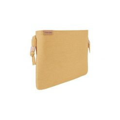 Nodo bag musztardowa kopertówka z paskiem na ramię. Żółte kopertówki damskie marki Hairoo, w paski, klasyczne, na ramię. Za 120,00 zł.