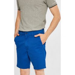 Lee - Szorty Slim Chino. Niebieskie spodenki i szorty męskie Lee, l, bez wzorów, z elastanu, casualowe. W wyprzedaży za 79,90 zł.