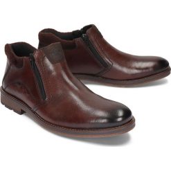 RIEKER B5582-25 brown, botki męskie. Brązowe botki męskie Rieker, na zamek. Za 339,90 zł.