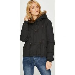 Only - Kurtka Leah. Niebieskie kurtki damskie marki ONLY, s, z bawełny, z kapturem. W wyprzedaży za 129,90 zł.