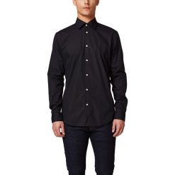 Koszula - Slim fit - w kolorze czarnym. Czarne koszule męskie Esprit Man, m, bez wzorów, z włoskim kołnierzykiem, bez rękawów. W wyprzedaży za 79,95 zł.