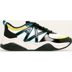 Armani Exchange - Buty. Białe buty sportowe damskie Armani Exchange, bez wzorów, z gumy, sportowe. Za 729,90 zł.