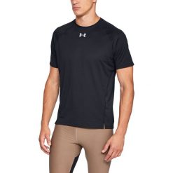 Under Armour Qualifier Koszulka Czarny. Czarne podkoszulki męskie Under Armour, l, bez wzorów, z elastanu, z krótkim rękawem. Za 206,95 zł.