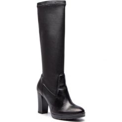 Kozaki IGI&CO - 2199000 Nero. Czarne kozaki damskie marki IGI&CO, ze skóry, przed kolano, na wysokim obcasie, na obcasie, bez zapięcia. W wyprzedaży za 359,00 zł.