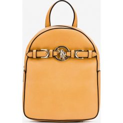 U.S. Polo Assn Plecak Żółty. Żółte plecaki damskie U.S. Polo Assn., w paski, z materiału. Za 395,95 zł.