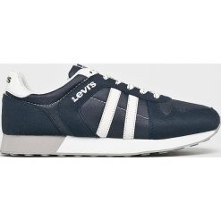 Levi's - Buty Webb. Niebieskie buty sportowe męskie marki Levi's®, z gumy, na sznurówki. Za 319,90 zł.