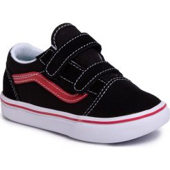 Tenisówki VANS - Comfycush Old Sko VN0A4TZI4HJ1 (Pop) Black/Red. Czarne trampki chłopięce Vans, na rzepy. W wyprzedaży za 139,00 zł.