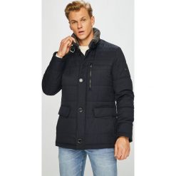 Pierre Cardin - Kurtka. Niebieskie płaszcze męskie marki Pierre Cardin, bez wzorów, z poliesteru, krótkie, bez kaptura. W wyprzedaży za 599,90 zł.