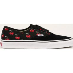 Vans - Tenisówki. Czarne trampki męskie Vans, bez wzorów, ze skóry, na sznurówki. W wyprzedaży za 279,90 zł.