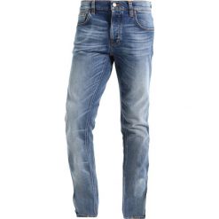 Nudie Jeans TILTED TOR Jeansy Slim Fit true cold blue. Niebieskie jeansy męskie marki Nudie Jeans, m, bez wzorów. W wyprzedaży za 347,40 zł.