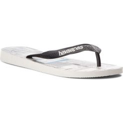 Japonki HAVAIANAS - Hav Mood 41371190001 White. Czarne klapki męskie Havaianas, bez wzorów, z tworzywa sztucznego. Za 79,00 zł.