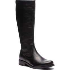 Oficerki LASOCKI - DESA-01 Czarny. Czarne buty zimowe damskie Lasocki, ze skóry, na obcasie. Za 329,99 zł.