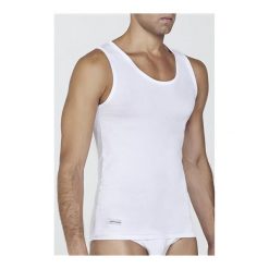 Koszulka PCU15 Pierre Cardin Biała. Białe koszulki męskie marki Pierre Cardin SX, m, bez wzorów, z elastanu, bez kołnierzyka, bez rękawów. Za 64,90 zł.