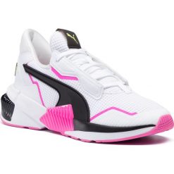 Buty PUMA - Provoke XT Wn's 193784 04 Puma White/Puma Black. Białe buty sportowe damskie Puma, bez wzorów, z tworzywa sztucznego, sportowe, na fitness i siłownię. Za 399,99 zł.