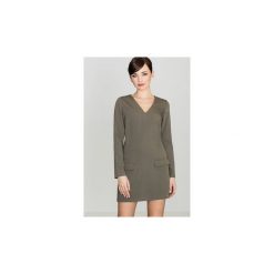 Sukienki Lenitif -. Szare sukienki damskie Lenitif, s, bez wzorów, bez kołnierzyka, bez rękawów. Za 149,00 zł.