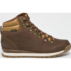 The North Face - Buty. Brązowe buty trekkingowe męskie marki The North Face, ze skóry, na sznurówki, outdoorowe. Za 599,90 zł.