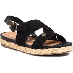 Espadryle WRANGLER - Malaga Alma WL01502A Black 062. Czarne espadryle damskie Wrangler, bez wzorów, ze skóry ekologicznej, bez obcasa. W wyprzedaży za 179,00 zł.