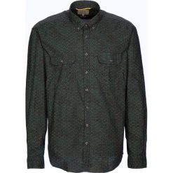 Koszula "Tom" - Regular fit - w kolorze zielono-czarnym. Zielone koszule męskie Camel Active, m, bez wzorów, z bawełny, button down, bez rękawów. W wyprzedaży za 109,95 zł.