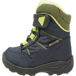 Kamik STANCE Śniegowce navy/lime/marine. Niebieskie buty zimowe damskie marki Kamik, z materiału. W wyprzedaży za 153,30 zł.