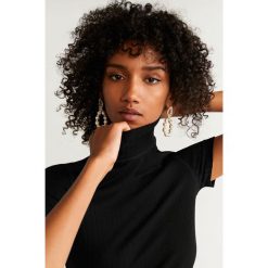 Mango - T-shirt Necki. Czerwone bluzki damskie Mango, s, bez wzorów, z elastanu, z golfem. Za 69,90 zł.