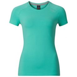 Odlo Koszulka tech. Odlo T-shirt s/s crew neck SILLIAN - 221741 - 221741/40157/S. Niebieskie topy sportowe damskie Odlo, s. Za 169,95 zł.