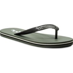 Japonki PEPE JEANS - Swimming 2.1 PMS70052 Khaki Green 765. Zielone klapki męskie Pepe Jeans, bez wzorów, z jeansu. W wyprzedaży za 69,00 zł.