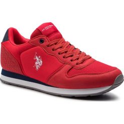 Sneakersy U.S. POLO ASSN. - Soren WILYS4087S9/HN1 Red. Czerwone sneakersy męskie U.S. Polo Assn., na co dzień, bez wzorów, ze skóry ekologicznej, bez zapięcia. Za 299,00 zł.