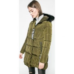 Answear - Kurtka UR Your Only Limit. Szare kurtki damskie pikowane marki ANSWEAR, l, z materiału, z kapturem. W wyprzedaży za 149,90 zł.