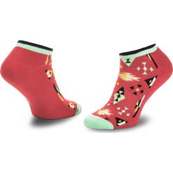 Skarpetki męskie: Skarpety Niskie Unisex HAPPY SOCKS – ATINC05-4000 Czerwony