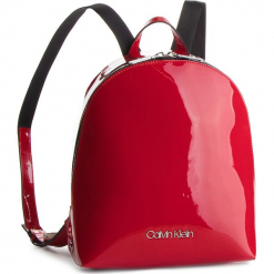 Plecak CALVIN KLEIN - Snap Sml Backpack P K60K604930 640. Czerwone plecaki damskie Calvin Klein, ze skóry ekologicznej, klasyczne. Za 549,00 zł.