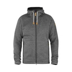 Fjällräven Övik Fleece Hoodie, Ciemnoszary | 30 | XXL. Bluzy damskie Fjällräven, xxl, bez wzorów, z polaru, bez rękawów, bez kaptura. Za 884,60 zł.