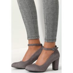 Czółenka: Szare Czółenka Easy Dress