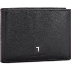Duży Portfel Męski TRUSSARDI JEANS - Wallet Credit Card Coin Pocket Tumbled 71W00004 K299. Czarne portfele męskie marki Trussardi Jeans, z jeansu. Za 299,00 zł.