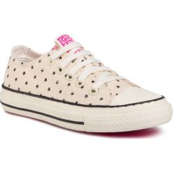 Trampki GIOSEPPO - Glades 58004 Off-White. Brązowe trampki dziewczęce Gioseppo, bez wzorów, z gumy, na sznurówki. W wyprzedaży za 149,00 zł.