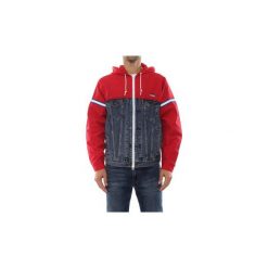 Kurtki krótkie Levis 67762 BASIC TRUCKER PARKA. Czerwone kurtki męskie Levi's®, xl, bez wzorów, krótkie, bez kaptura. Za 374,52 zł.
