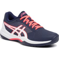 Buty ASICS - Gel-Game 7 1042A036 Peacoat/White 405. Niebieskie buty sportowe damskie Asics, bez wzorów, ze skóry ekologicznej, sportowe, tenisowe. W wyprzedaży za 229,00 zł.