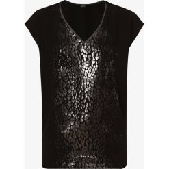 S.Oliver BLACK LABEL - T-shirt damski, czarny. Czarne t-shirty damskie s.Oliver BLACK LABEL, s, z nadrukiem, eleganckie, bez kołnierzyka. Za 149,95 zł.