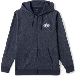 Bluza z kapturem. Czerwone bluzy męskie rozpinane marki Vans, l, z bawełny, z długim rękawem, długie, z kapturem. Za 319,16 zł.