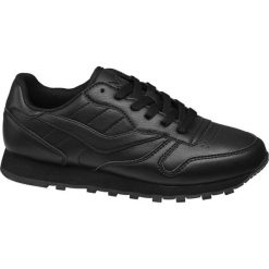 Sneakersy damskie Vty czarne. Czarne sneakersy damskie marki Vty, z materiału. Za 99,90 zł.