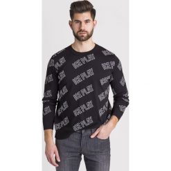 SWETER ICE PLAY. Białe swetry męskie m, z bawełny, z okrągłym kołnierzem. Za 410,00 zł.