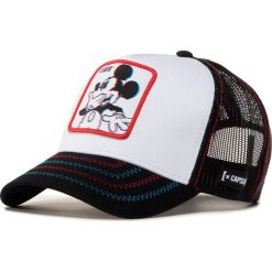 Czapka z daszkiem CAPSLAB - Casquette Trucker Mickey CL/DIS/1/FLO White/Black. Czarne czapki damskie CapsLab, bez wzorów, z bawełny. W wyprzedaży za 109,00 zł.