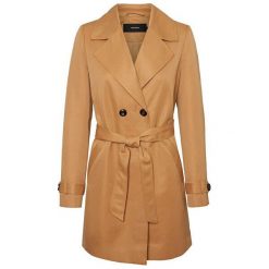 Vero Moda Damski płaszcz VMBERTA 3/4 JACKET COL Tobacco Brown (Wielkość XL). Brązowe kurtki damskie Vero Moda, xl, bez wzorów. W wyprzedaży za 170,00 zł.