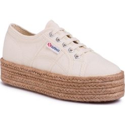 Espadryle SUPERGA - Cotropew 2790 S0099Z0 Beige Lt Sand 602. Brązowe espadryle damskie Superga, bez wzorów, z tworzywa sztucznego, bez obcasa, na płaskiej podeszwie. Za 329,00 zł.