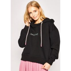 Bluza Desigual Love Al 20SWSK08. Czarne bluzy damskie Desigual, xl, bez wzorów, z bawełny, bez rękawów, bez kaptura. Za 399,00 zł.