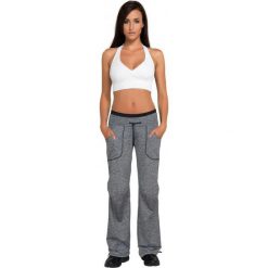 Gwinner Spodnie LOOSE SPORT PANTS CLIMAline melanż M. Szare spodnie dresowe damskie Gwinner, m, melanż. Za 106,42 zł.